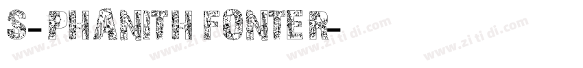 S-PHANITH FONTER字体转换